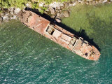Abandoned Cargo Ship on Nosy Mangabe, Madagascar Photographic Print by Michael Fay