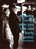 Wasting Money Plakaty autor Billy Name Wasting Money Plakaty autor Billy Name