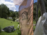 Buddhist Prayer Flags, Qinghai, China Photographic Print by David Evans