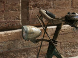 Close View of Rustic Bicycle, Ravenna, Italy Photographic Print by Gina Martin
