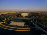 Aerial View of Lincoln Memorial and Memorial Bridge, Washington, D.C. Photographic Print by Kenneth Garrett