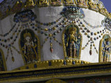 Architectural Detail of Temple in Buddhist Monastery, Qinghai, China Photographie par David Evans