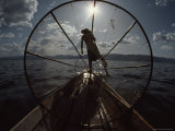 Burmese Fisherman Photographic Print by James L. Stanfield Burmese Fisherman Photographic Print by James L. Stanfield