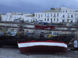 Boats in a Fishing Harbor Photographic Print by James L. Stanfield