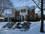 Brick Suburban Home, Silver Spring, Maryland Photographic Print by Stacy Gold