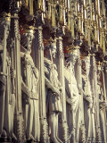 Detail of a Series of Religious Statues at the Minister in York, England Photographic Print by Richard Nowitz