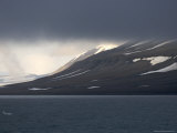 Dark Clouds over Mountain, Svalbard Islands, Norway Photographic Print by Brimberg & Coulson 