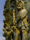 Close View of a Sculpture on the Exterior of the Covento de Cristo Photographic Print by James L. Stanfield