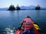 Exploring by Sea Kayak the Harriman Fiord, Alaska Photographic Print by Bill Hatcher