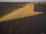 Aerial View of the Niger's Desert Sand Dunes Photographic Print by James L. Stanfield