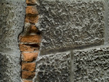 Close-Up View of an Old Wall, Asolo, Italy Photographic Print by Todd Gipstein