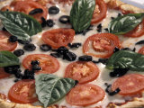 Fresh Italian Pizza at Patrizio Restaurant at Highland Park Village in Dallas, Texas Lámina fotográfica por Richard Nowitz