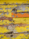 Colorful, Abandoned Boat Deteriorates on Chilean Shore Photographic Print by David Evans