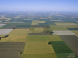 Aerial of Agricultural Fields Photographic Print by James P. Blair
