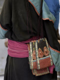 Detail of a Woman's Traditional Clothing, Qinghai, China Photographie par David Evans