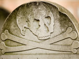 Details from Headstones in an Old Cemetery in Boston, Massachusetts Photographic Print by Tim Laman