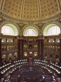 Interior of the Library of Congress, Washington, D.C. Lámina fotográfica por Kenneth Garrett