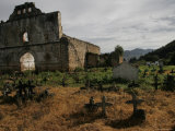 Gravesite and Mortuary in San Juan Chamula, Mexico Photographic Print by Gina Martin