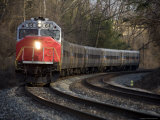 Commuter Train Curves Homeward, Silver Spring, Maryland Photographic Print by Stephen St. John