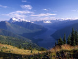 Jack Peak and Ross Lake from near Desolation Peak Fire Lookout Cabin Photographie par David Pluth