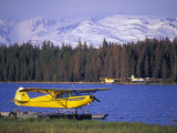Floatplane on Beluga Lake and Kenai Mountains, Alaska Lámina fotográfica por Rich Reid Floatplane on Beluga Lake and Kenai Mountains, Alaska Lámina fotográfica por Rich Reid