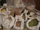 Dried Beans Outside a Market in Bologna, Italy Photographic Print by Gina Martin