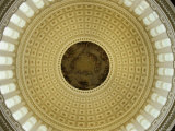 Interior of the Dome of the U.S. Capitol Building, Washington, D.C. Photographic Print by Kenneth Garrett