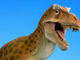 Full-Size Replica of a Tyrannosaurus Rex Photographic Print by Momatiuk & Eastcott 