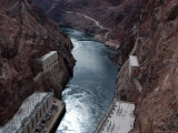 Hoover Dam's Power Substations Along the Colorado River Photographic Print by Stacy Gold