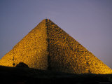 Pyramid at Dusk in Egypt Photographic Print by Richard Nowitz
