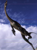 Royal Tyrrell Museum Paleontology, Struthiomimus Model Dinosaur Photographic Print by Richard Nowitz
