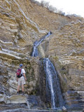 Man Enjoys the Upper Matilija Creek in Los Padres National Forest Photographic Print by Rich Reid