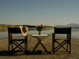 Safari Setting Along the Shores of Lake Magadi, Southern Kenya Photographie par Bobby Model