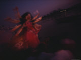 Hindus Celebrate Durga Puja at Waisghat, in the Heart of Old Dhaka Photographic Print by James P. Blair