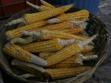 Raw Corn Sold at an Outdoor Market, San Cristobal de Las Casas, Mexico Photographic Print by Gina Martin