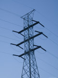 Power Line in St. Louis, Missouri at Dusk Photographic Print by Joel Sartore