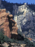 Red Rocks in Oak Creek Canyon at Slide Rock State Park Photographic Print by Rich Reid