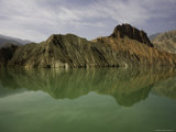 Li Jia Xia Gorge Reservoir on the Yellow River, Qinghai, China Photographie par David Evans