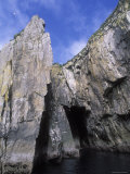 Rock Formations near Aialik Cape in Kenai Fjords National Park, Alaska Photographic Print by Rich Reid