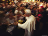 Pope John Paul II Greets the Crowds in Warsaw on his Third Visit to his Homeland, Poland Photographic Print by James L. Stanfield