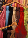 Scarves Hang for Sale in Capri, Italy Photographic Print by Richard Nowitz