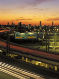 Traffic on Elevated Highway Route 75 in Houston, Texas Photographic Print by Richard Nowitz