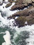 The Cold Atlantic Ocean Crashing into the Rocky Namibian Coastline Photographic Print by Michael Fay