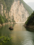 Passenger Boat in Lesser Three Gorges, China Photographie par David Evans