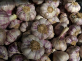 Sunday Market Garlic Being Sold, Paris, France Photographic Print by Brimberg & Coulson 