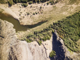 Vegetation and Livestock Trails on the Banks of the Ugab River, Namibia Photographic Print by Michael Fay