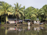 Reachable Only by Boat, A Village on Nicaragua and Costa Rica Border Photographie par David Evans