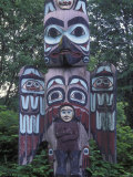Tlingit Totem Pole, Saxman Totem Park, Alaska Photographic Print by Rich Reid