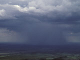 Torrential Rain Storm Unleashes over the Brazilian Flood Plain Photographic Print by Jason Edwards