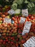 Vegetables at an Outdoor Market, Parma, Italy Photographic Print by Gina Martin